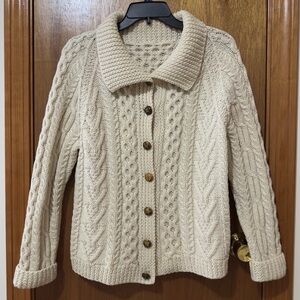 Vintage fisherman cardigan